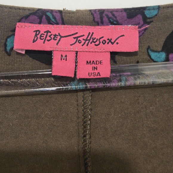 Rare Vintage Betsey Johnson Peplum Dress with Bell Sleeves - Picture 2 of 3